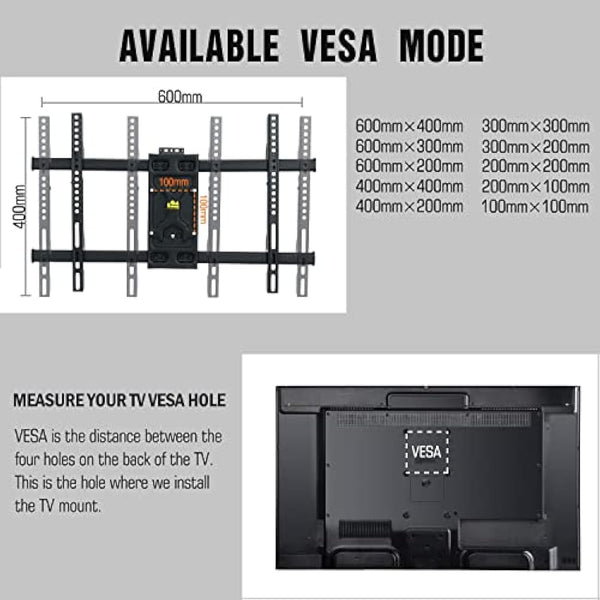FORGING MOUNT Long Reach TV Wall Bracket Corner TV Bracket for 32-75 inch TVs, 820mm Extension Long Arm with Swivel/Tilt, Full Motion Tv Wall Mount, Max VESA 600x400mm, Up to 50KG