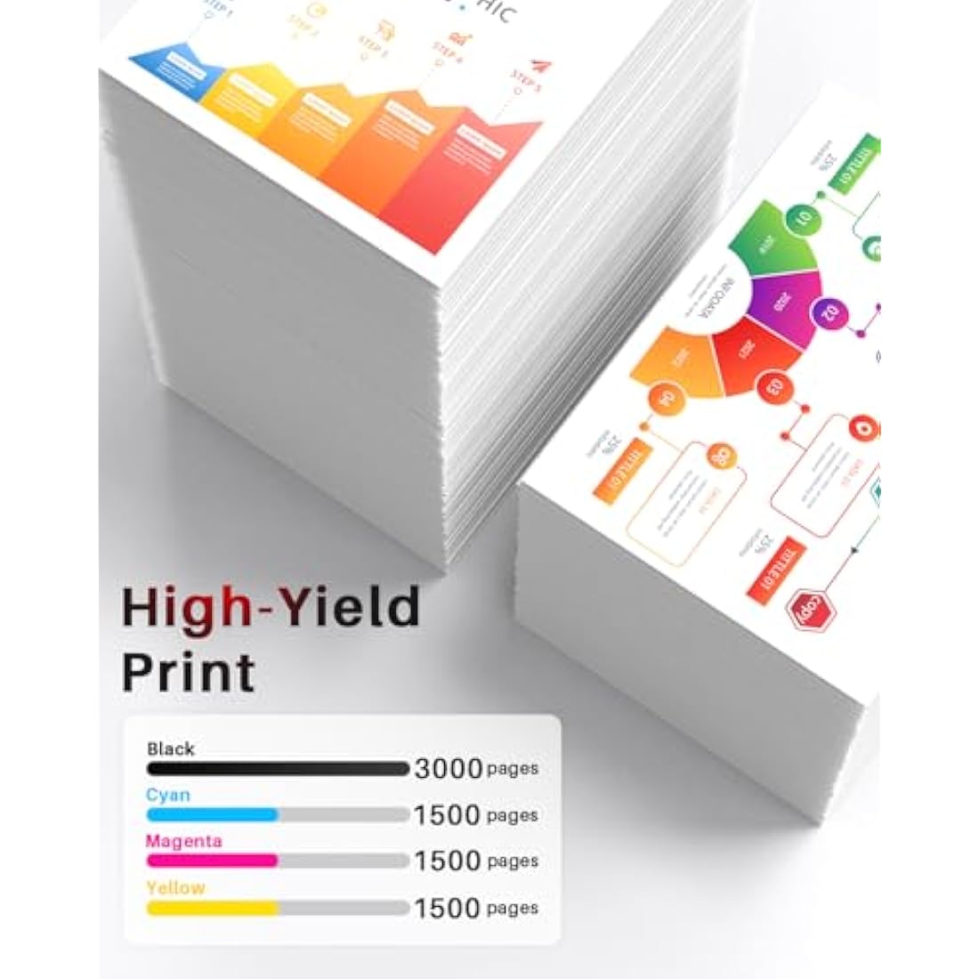 Halloya LC422XL Ink Cartridges Replacement for Brother LC422XL LC-422 LC-422XLVAL Ink Cartridges Compatible with Brother MFC-J5340DW MFC-J5345DW MFC-J5740DW MFC-J6540DW MFC-J6940DW (8-Pack)