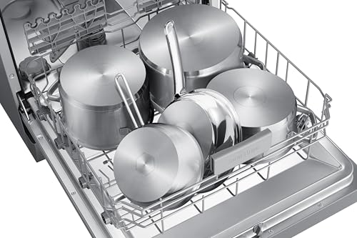 Samsung Dishwasher, Freestanding, With Auto Door, 14 Place Setting, Series 7, White, DW60CG550FWQEU