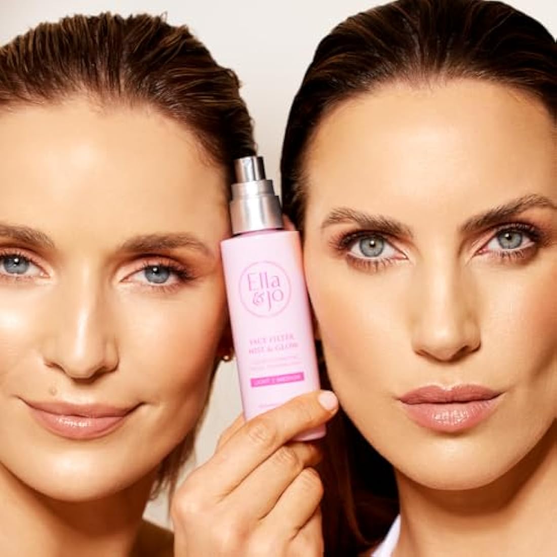 Ella & Jo Tanning Face Mist & Glow - Natural & Even Tan, Hydrating, Lightweight & Freshly Scented (Light Medium)