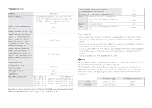 Samsung Series 4 Dual Cook Flex Smart Oven with Pyrolytic Cleaning, Colour: Stainless Steel, NV7B45305AS