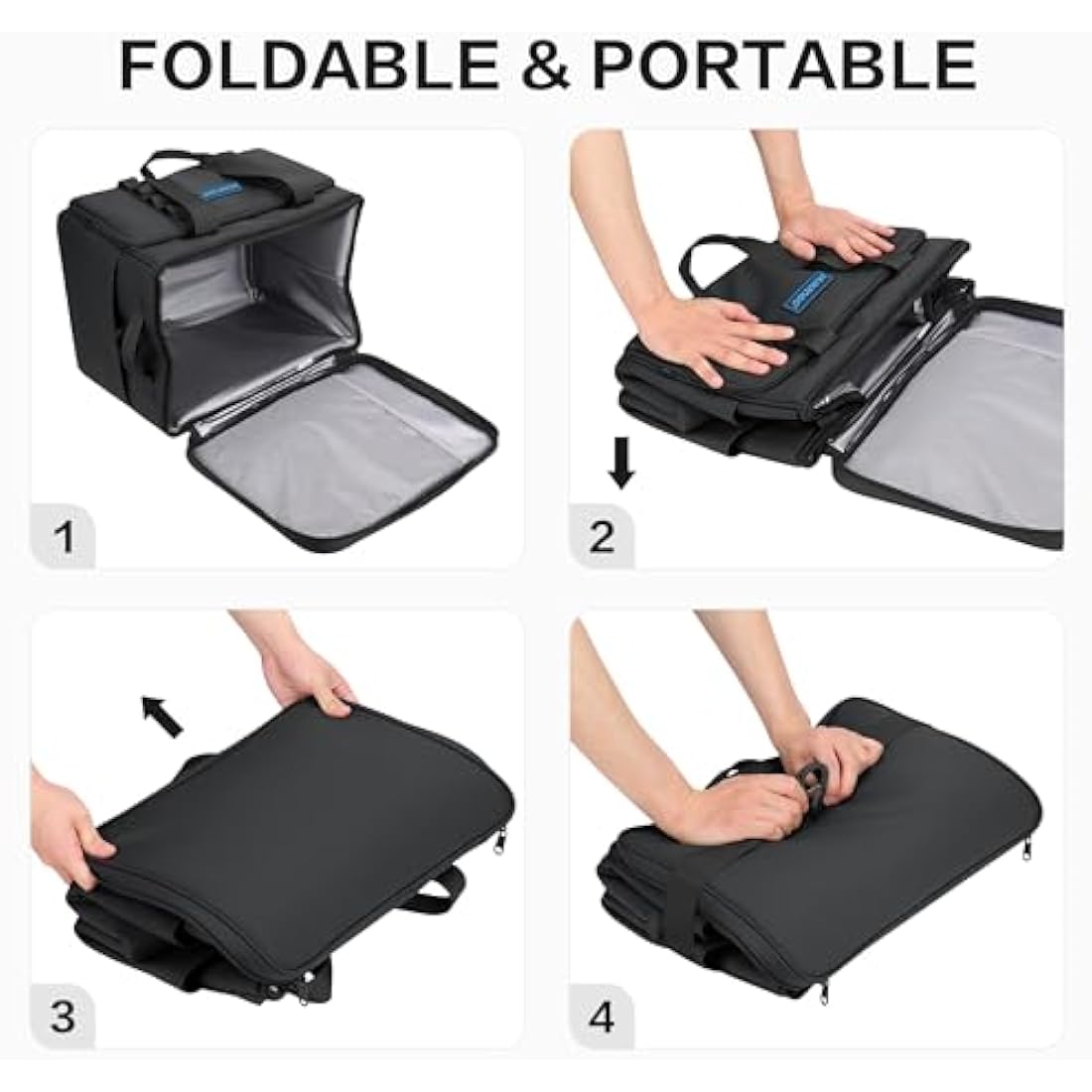 Hulongo Cool Bag 30L Insulated Cooler Bag Waterproof Picnic Thermal Bag For Camping, Travel, Grocery Shopping & Fishing