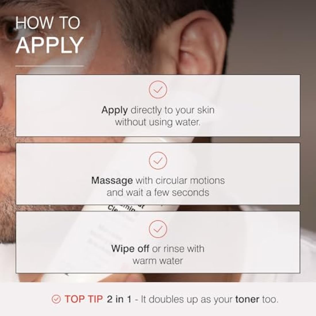 Dr Sebagh 2-in-1 Toner & Cleanser - (150 ml) | Award Winning Deep Cleansing & Toning Formula | Removes Dirt, Makeup & Impurities | Enhances Radiance, Tightens Pores & Soothes Skin | Maintains Moisture