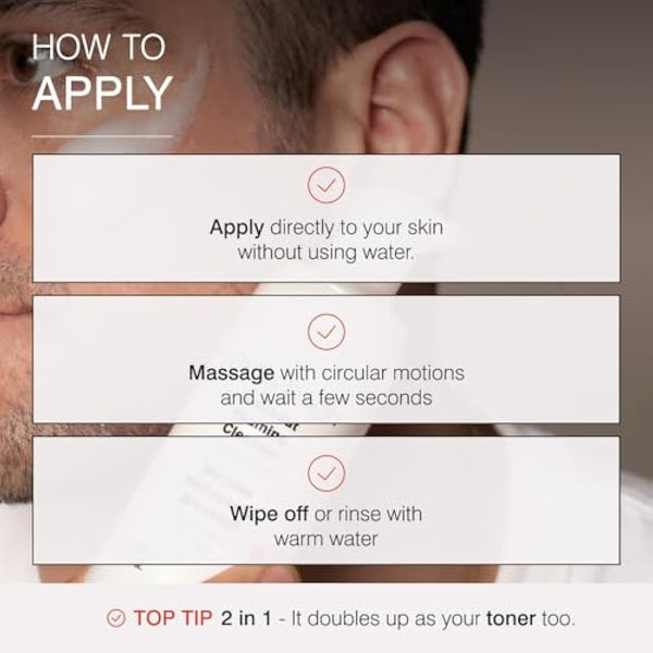 Dr Sebagh 2-in-1 Toner & Cleanser - (150 ml) | Award Winning Deep Cleansing & Toning Formula | Removes Dirt, Makeup & Impurities | Enhances Radiance, Tightens Pores & Soothes Skin | Maintains Moisture