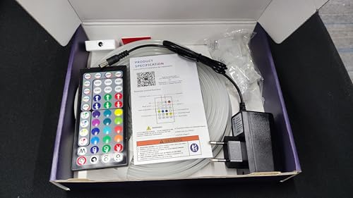 AILBTON Led Neon Rope Lights 10m Flexible Led Rope Lights,Control with App/Remote,Multiple Modes,RGB Neon Music Sync Gaming Strip for Bedroom Indoor