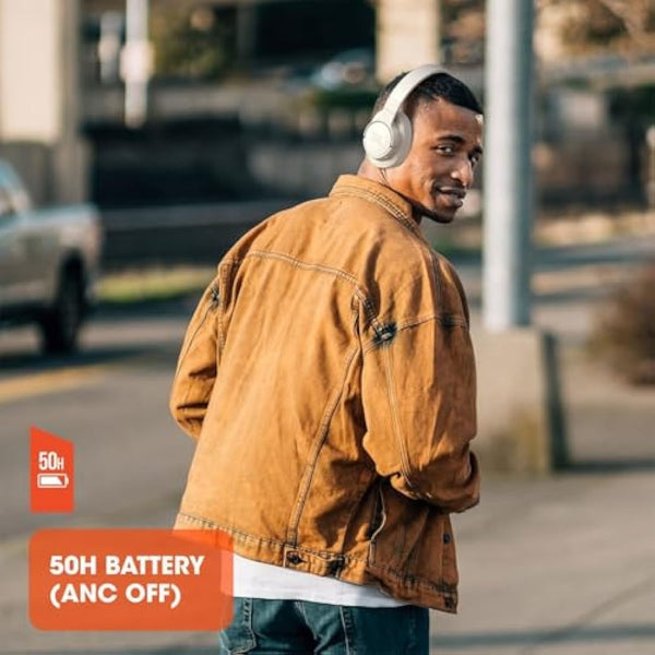 JBL Tune 760 NC Wired and Wireless Over-Ear Headphones with Built-In Microphone, Active Noise-Cancelling and Hands-Free Controls, Black