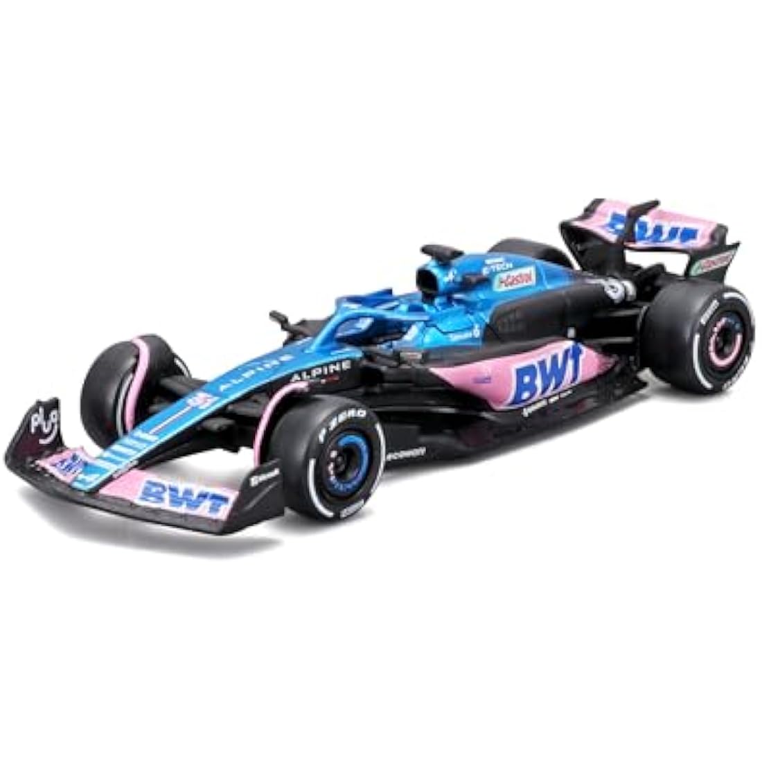 Car Model: DieCast Bwt Alpine A523 Season 2023 Formula 1 - Driver Pierre Gasly 31 - Scale 1/43 - Multicolor - Bburago 36836