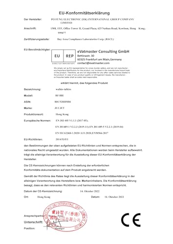 JUCJET Walkie Talkies 2023 Upgraded 88E Walkie Talkie Long Range for Adults with Earpieces, 16 Channel Handheld 2 Way Radio Rechargeable with Flashlight Li-ion Battery and Charger(4 Pack)