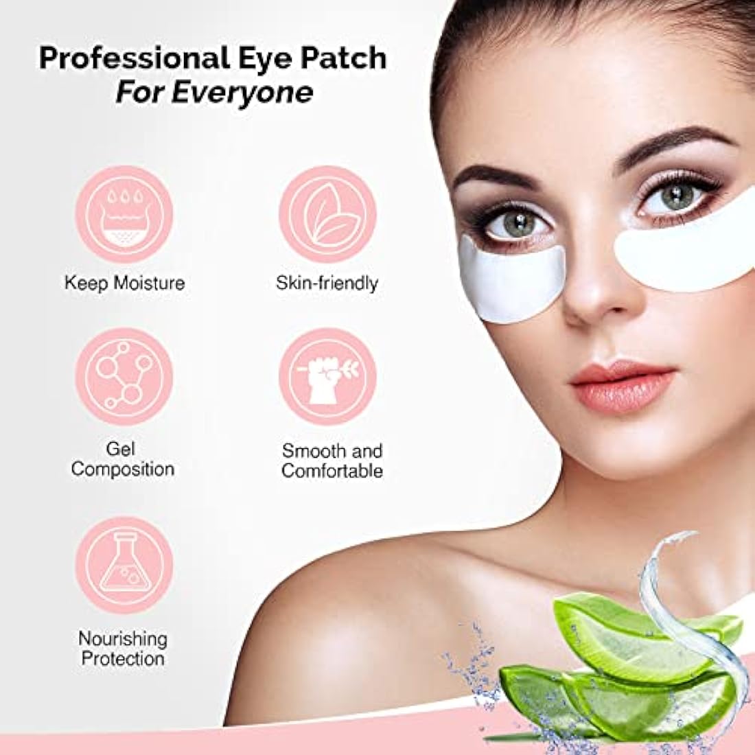 GreenLife® 400 Pairs Eyelash Lash Extension Under Eye Patches Under Eye Gel Collagen Eye Pads Lint Patches