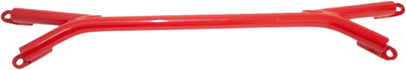 Aluminum Red Front Brace Bar | Aesthetic Design strut brace | Improve Handling | Automotive Exterior Accessories | High Performance front bar | Compatible with WRX & STI