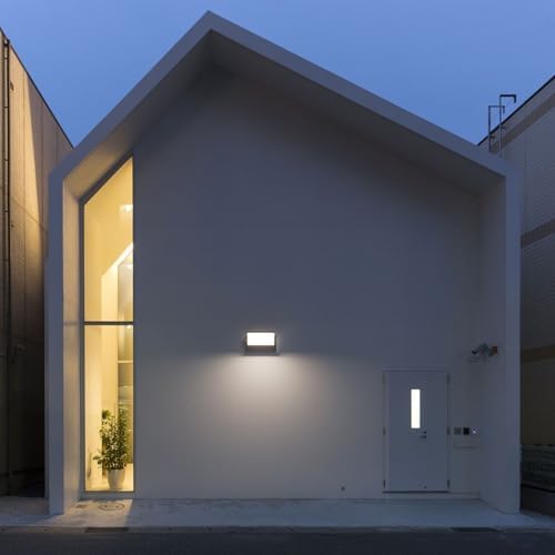 Klighten 24W LED Wall Light Outdoor Indoor Waterproof IP65, Adjustable Aluminum Wall Lamp, Modern Outside Light Mains Powered for Entrance Garden Terrace, 1500LM, Anthracite, Natural White 4000K