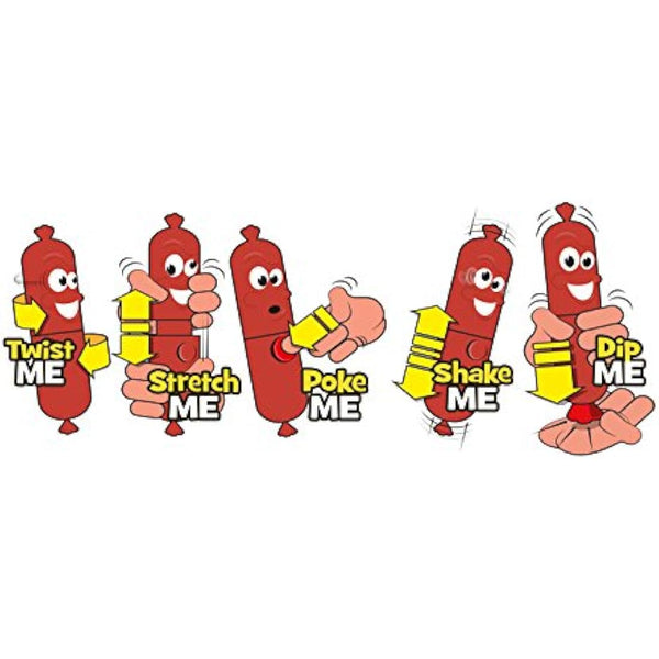 Ideal | Silly Sausage: The super speedy sausage reaction game | Family Games | For 1+ Players | Ages 7+