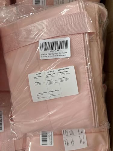 Narwey for Ryanair Cabin Bag 40x20x25 Underseat Ryan Air Bag Foladble Travel Duffel Hospital Carry on Hand Luggage Holdall Weekend Overnight Bag for Women and Men 20L (Beige with Green Straps)