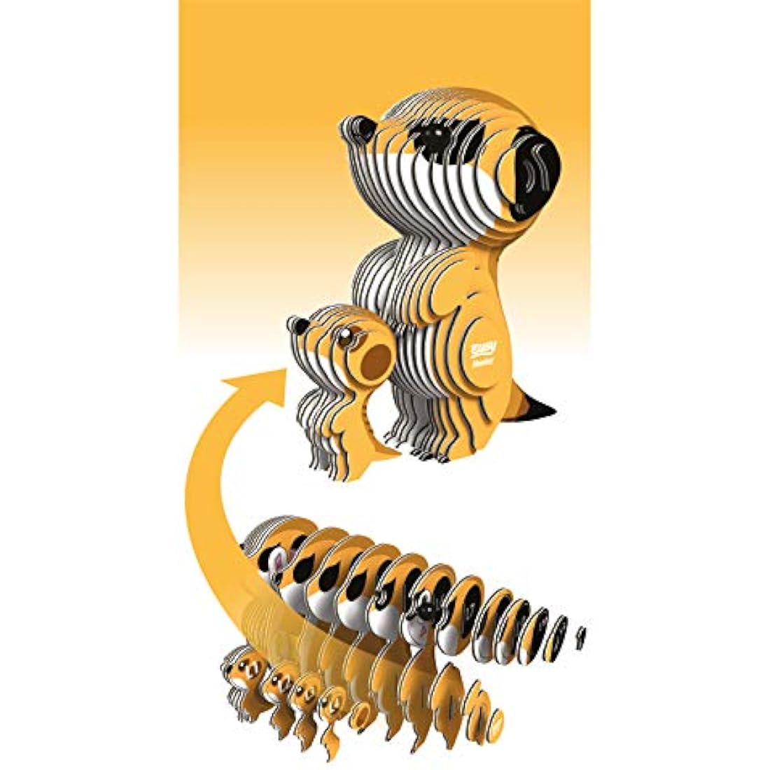 EUGY 3D Meerkat Model, Craft Kit