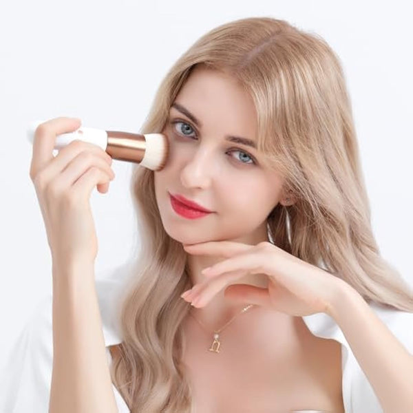 DUcare Foundation Brush Kabuki Make Up Brush Flat Top Makeup Brushes Perfect For Blending Liquid, Cream or Flawless Powder Cosmetics - Buffing, Stippling, Concealer