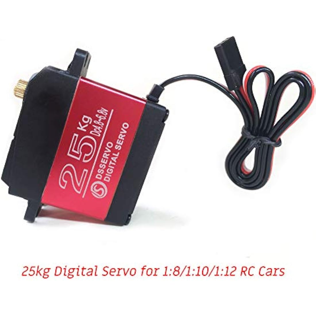 ANNIMOS Pack of 2 Digital Servo 25KG Full Metal Gear High Torque Waterproof for RC Car Crawler Robot