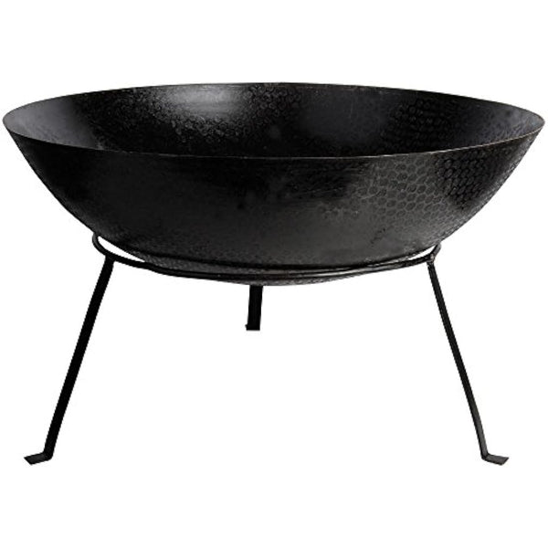Esschert Design FF114 Steel Fire Bowl, Black, 14.0 in*23.0 in*23.0 in