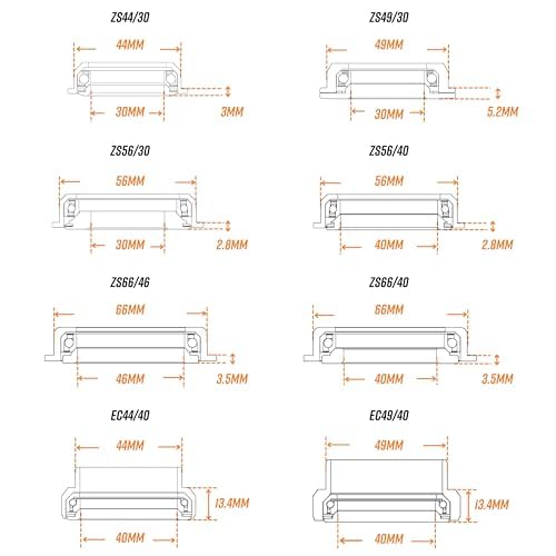 FUNN ZS66/40 Lower Steering Set with Angular Contact Bearings No Stacking for Mountain Bike, Mountain Bike, BMX Bike, Road Bike and Gravel Bike