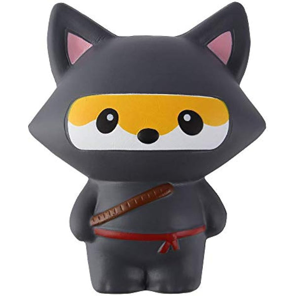 Anboor Squishies Ninja Fox Squishy Slow Rising Squeeze Toy Kawaii Scented Soft Squishies Animal Toys Prime 1Pcs