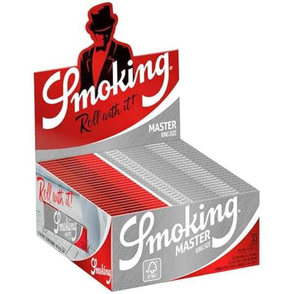 50 SMOKING MASTER KING SIZE EXTRA SLIM Rolling Papers