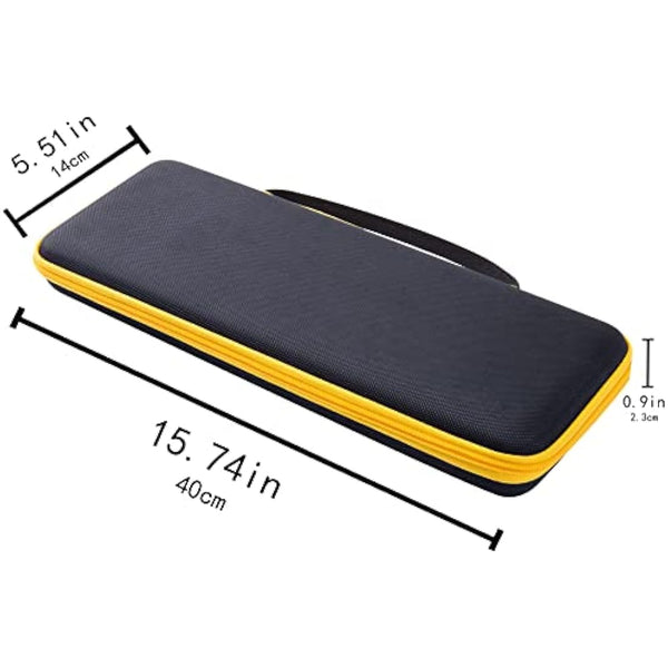 Aenllosi Hard Carry Case for Logitech POP ICON Cambo/Pop Keys Mechanical Wireless Bluetooth Keyboard and Logitech Mouse, Case Only (Yellow)