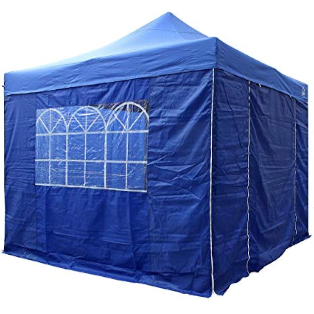 All Seasons Gazebos | 3x3m Heavy Duty Pop Up Gazebo with Removable Walls, Weight Bags, Rope, Pegs and Carry Bag (Royal Blue)