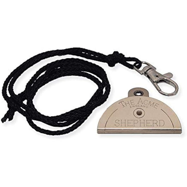 Acme number 575 Shepherd Metal Tongue Whistle with Free Whistle Band Ideal for Dog Training