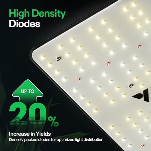 VIVOSUN VS1000 LED Grow Light with Samsung LM301 Diodes & Driver, Sun-Like Full Spectrum for Seedling, Vegetation and Flowering, Plant Grow Light for 60 x 60 cm / 90 x 90 cm Grow Tent