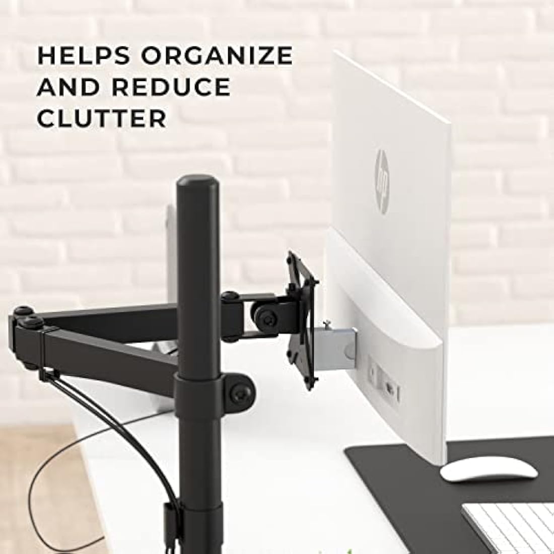 HumanCentric VESA Mount Adapter Compatible with HP M Series and 5 Series Monitors M22f M24f M24fd M24fw M24fwa M27f M27fd M27fq M27fw M27fwa and M32f 524sa 524sw 524sf 527sa 527sw 527sf and 532sf