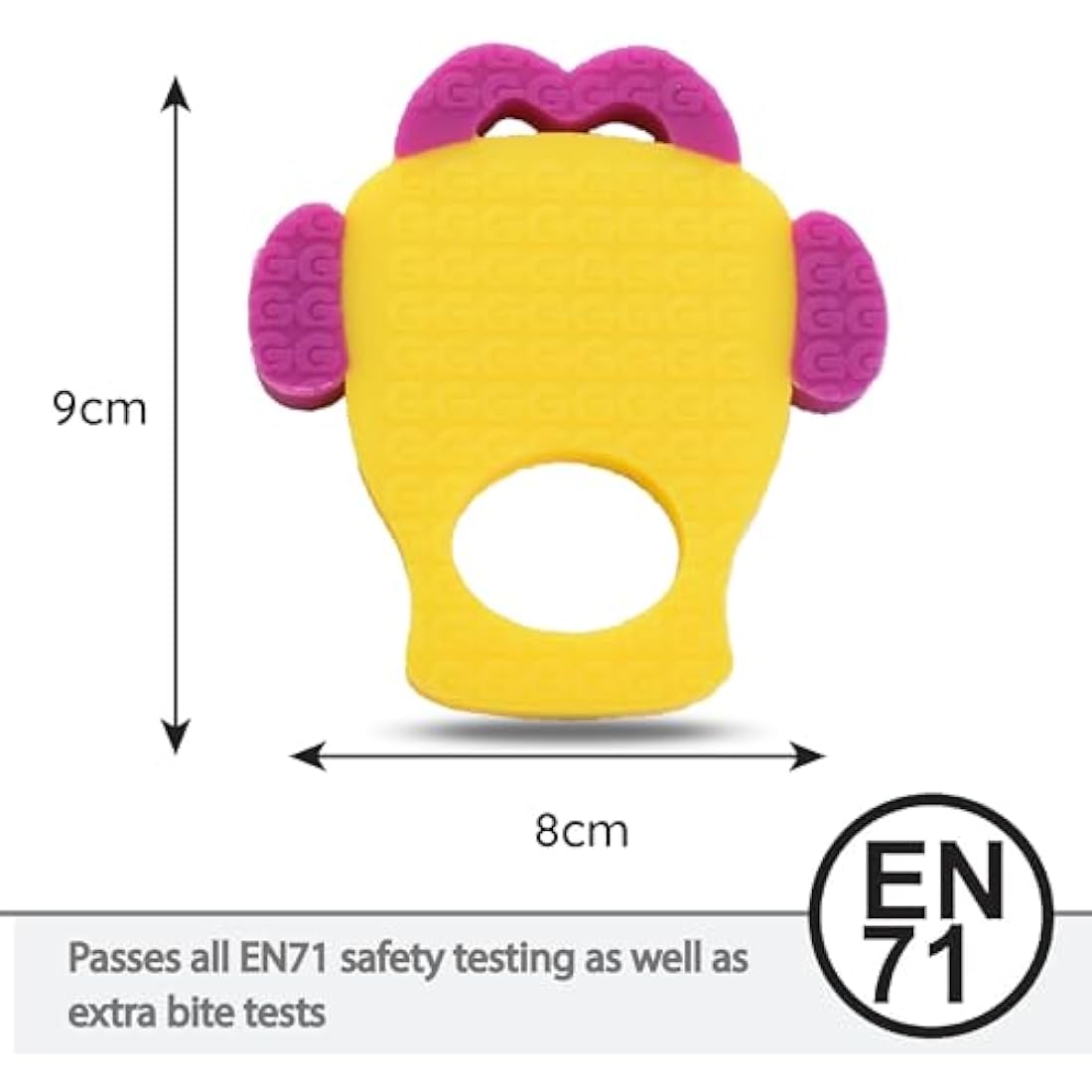 Gummee Link n Teethe, 3-6 Months Silicone Teething Rings & Teething Toys for Baby, Helps to Soothe Achy Baby Gums & Develop Sensory Skills - Baby Teething Toy, Ring Shaped Linking Teethers for Babies