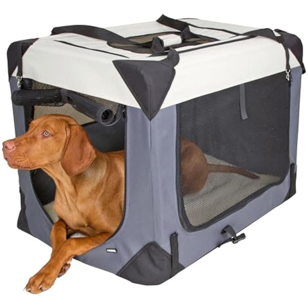 Kerbl Pet Travel Box Journey 91x63,5x63,5cm, gray/beige