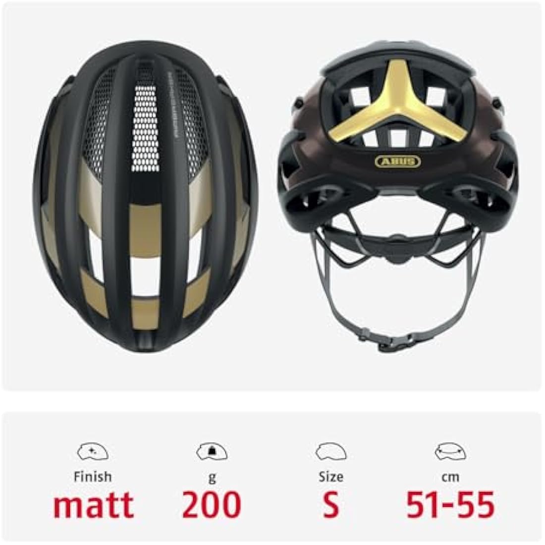 ABUS AirBreaker Racing Bike Helmet - High-End Bike Helmet for Professional Cycling - Unisex, for Men and Women