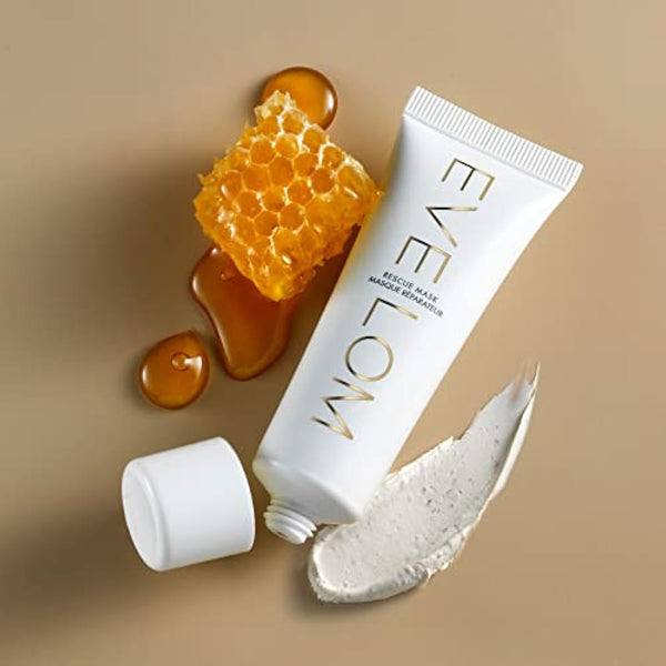 EVE LOM Rescue Facial Mask - Honey-Infused Kaolin Clay with Ground Almonds - Purifies, Conditions & Exfoliates for Brighter Complexion and Radiant Skin - Natural Ingredients (50 ml)