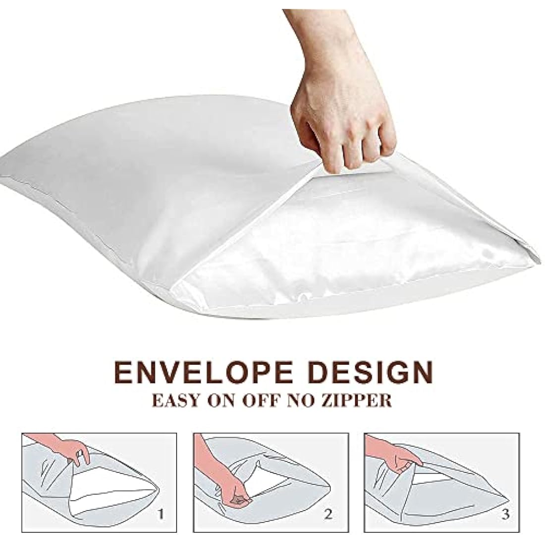 SM Decor Pillows 4 Pack, Medium Support Bounce To Back Hotel Quality Firm Filling Bed Pillows For Side, Stomach And Back Sleeper, Firm Body Pillows