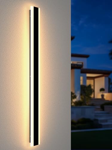 LED Villa Porch Wall Light-150CM, Warm Light Bar, IP65 Waterproof Outdoor Aluminum Wall Lamp