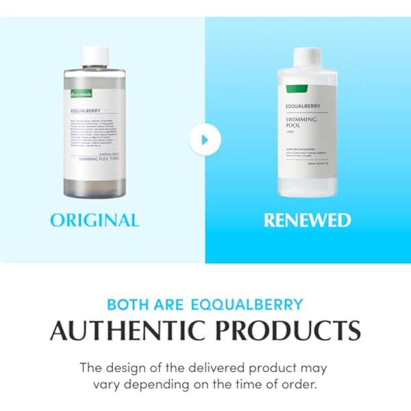 EQQUALBERRY Swimming Pool Face Toner 300ml Moisturising and Soothing Facial Toner for Face, Pore Control and Gentle Exfoliation, Suitable for Dry to Oily Skin