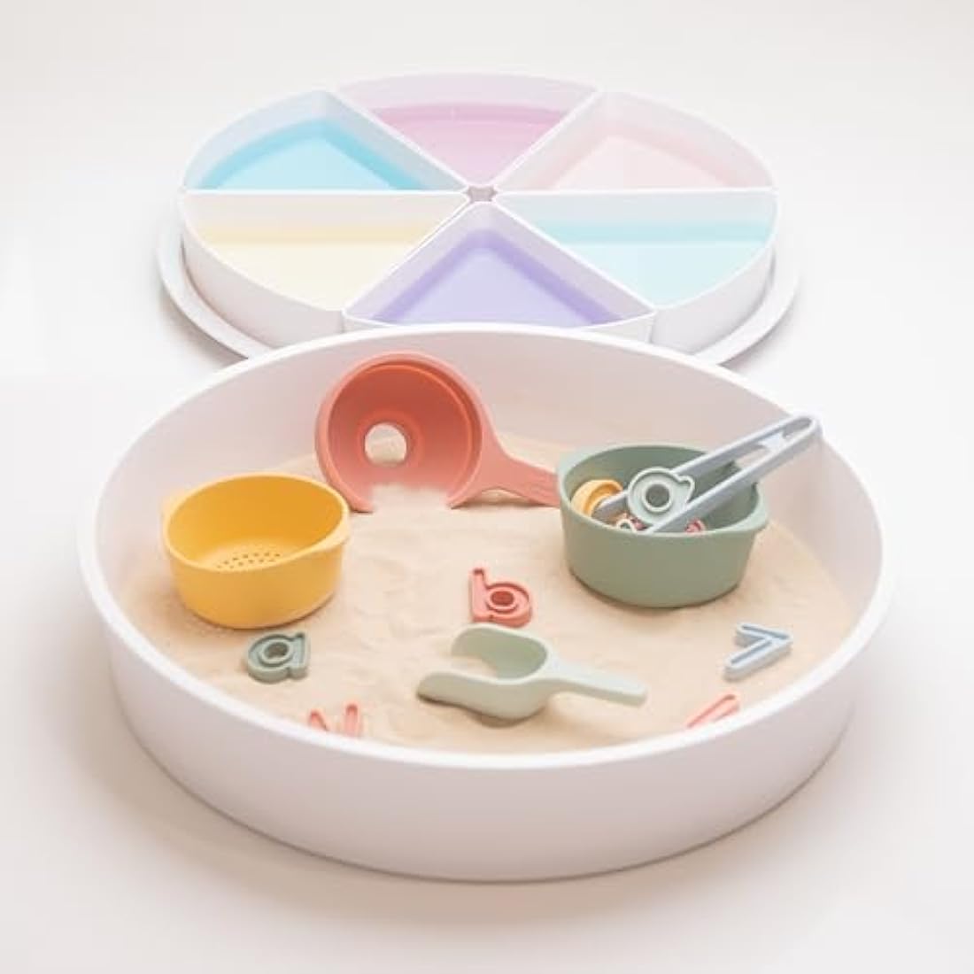 Inspire My Play Play Tray - Tuff Tray with Lid - Messy Play Tray for Toddler - Kids Sensory Play Trays - Developmental Sensory Toys for Disabled Children - Perfect for Water and Sand Play