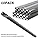 2020 Aluminum Extrusion 48 inch / 1220mm Black (10Pcs/Pack) V-Slot European Standard for 3D Printer,CNC and Laser Engraving Machine