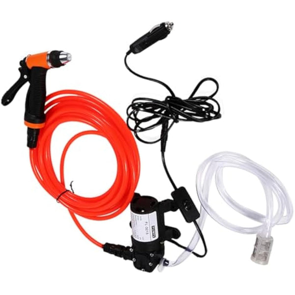 Greensen Electric Car Washer, Car Washer Pump High Pressure 12V Portable Electric Pressure Washer Device for Auto Window Watering Campin