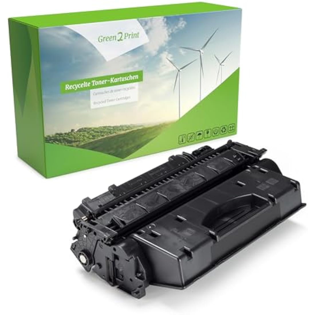 Green2Print Toner black 6500 pages replaces HP CE505X, 05X Toner cartridge for HP LaserJet P2055D, P2055DN, P2055, P2055X