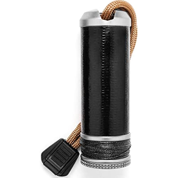 Exotac ripSPOOL Lightweight Bushcraft and Survival Complete Field Repair Kit and FireCord Lanyard for First Aid, Fire-Starting, Tool Creation, Fishing and Navigation Tasks, Made in the USA