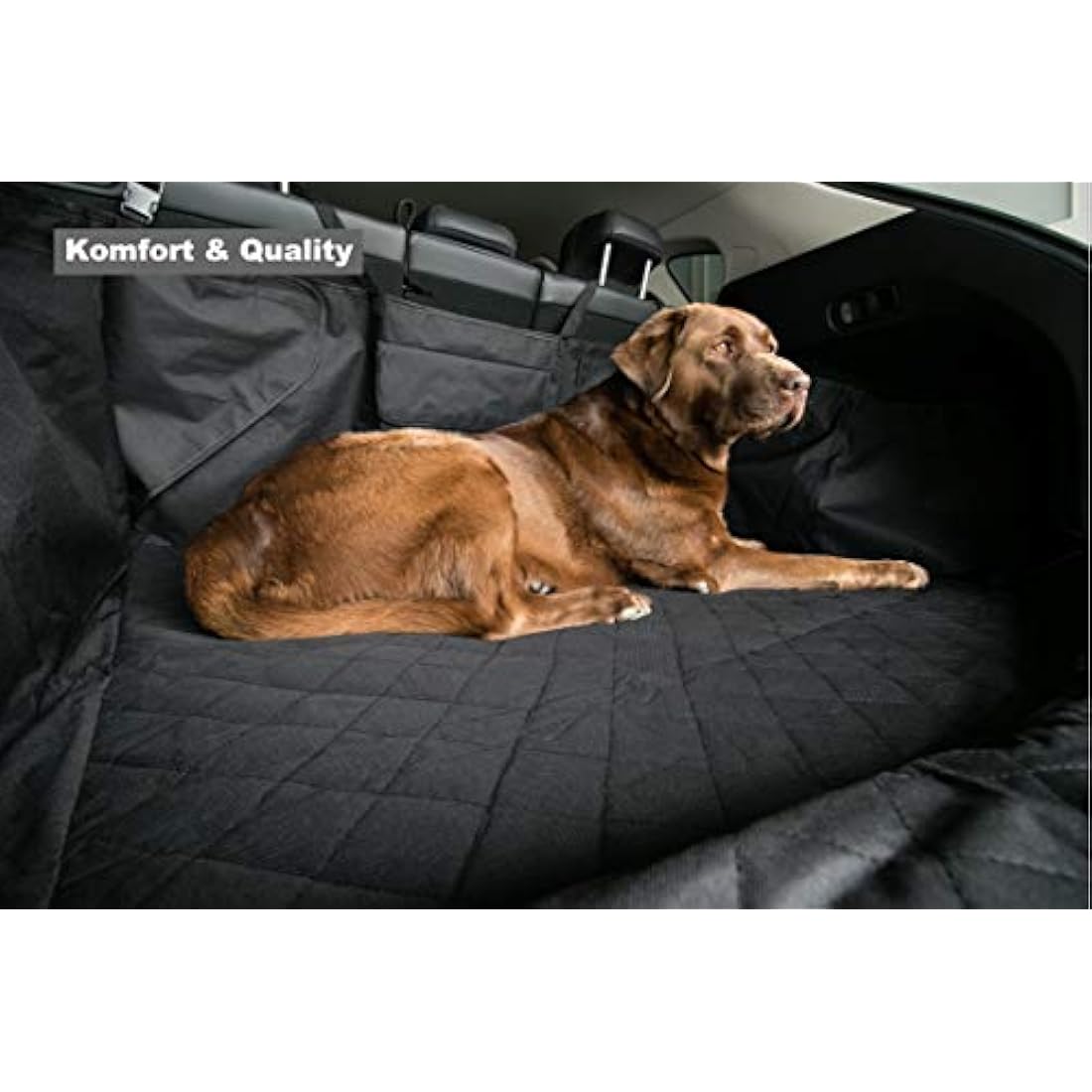 fixcape Doggy Comfortable Estate SUV Protective Mat Dog Blanket Boot Protector Car Boot Dog Side Protection Non-Slip