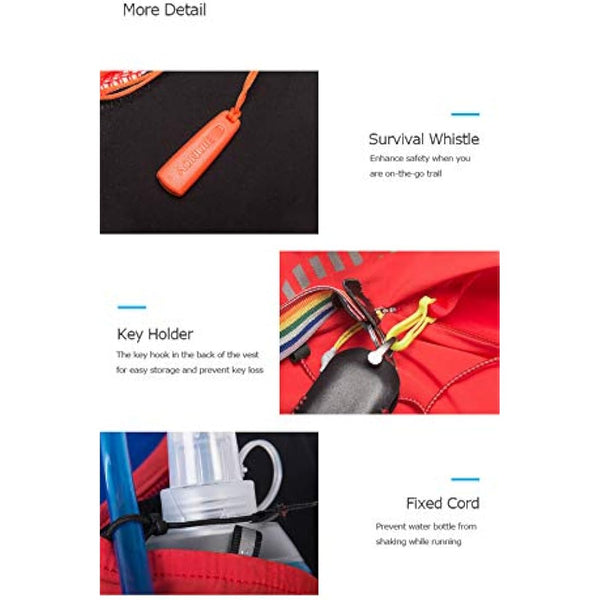 AONIJIE 12L Professional Lightweight Cross-Country Backpack Outdoor Hydration Backpack Hiking Camping Climbing