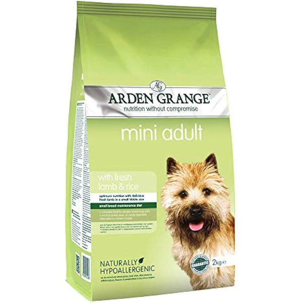 Arden Grange Adult Mini Dry Dog Food Lamb & Rice, 2 kg