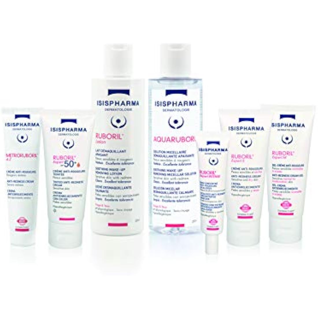 ISISPHARMA RUBORIL Expert S Soothing Anti-Redness Face Cream-Gel 40 ml - With Shea Butter, Camelina Oil - Skincare For Dry and Sensitive Skin - Unscented - Made in France