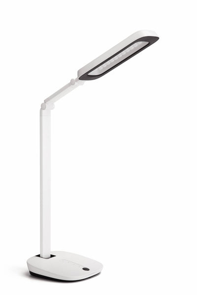 Philips LED RobotPlus Desk Lamp 14W Light [Cool White - White] for Home Indoor Lighting, Reading, Study, Office and Work.