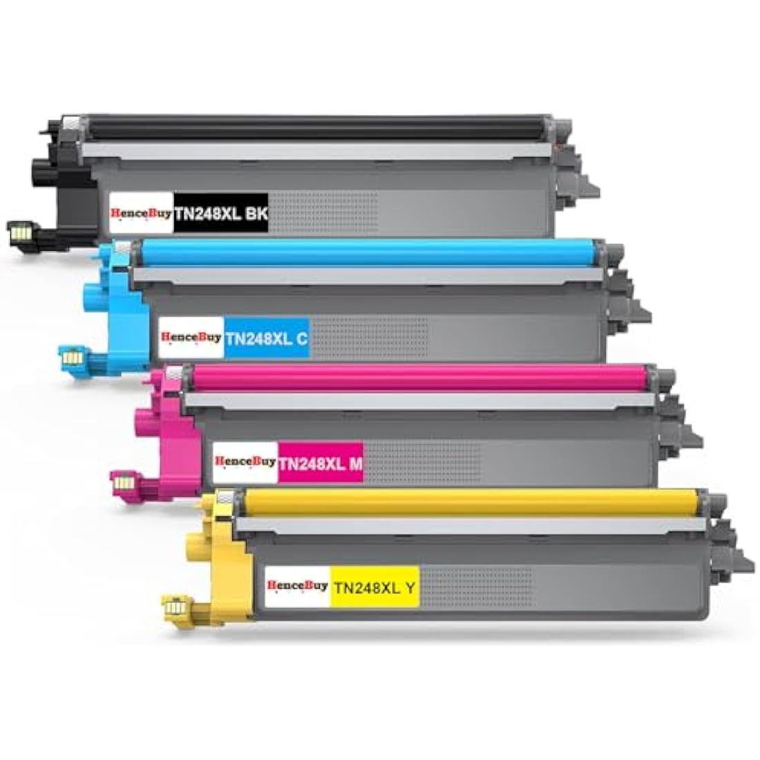 HenceBuy TN248XL TN248 Toner Cartridges Compatible with Brother TN-248XL TN-248 for HL-L3220CWE HL-L3240CDW HL-L8240CDW DCP-L3560CDW DCP-L3520CDWE DCP-L3520CDW MFC-L3740CDWE MFC-L8390CDW (4 Pack)