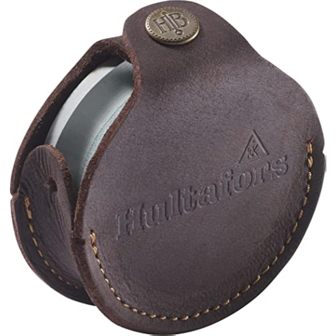 Hultafors Swedish Axe Griding Stone with Leather Pouch, Grey