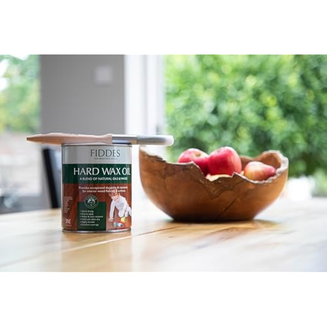 Fiddes Satin Finish Hard Wax Oil 250 ml, Clear