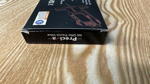 Tyre Tread Depth Gauge, Preciva Silver 0-25.4mm/Inch Digital Tire Checker UK, Tyres Depths Measuring Tool with Large LCD Screen for Cars, Trucks, Vans